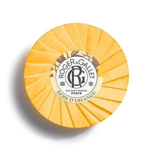 ROGER & GALLET Bois DOrange Set for Unisex - 5 Pc Gift Set 3.3oz Wellbeing Fragrant Water, 1.7oz Wellbeing Soap, 3 x 0.88oz Bath Tablets