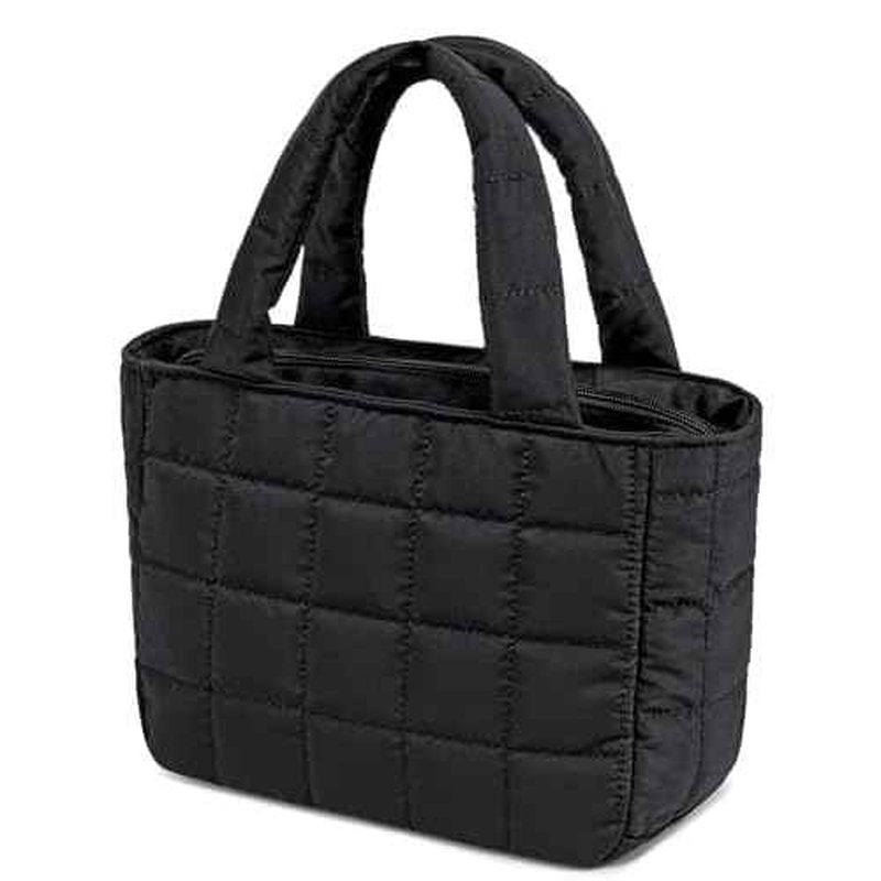 CAMTOP Makeup Bag Women Girls Cosmetic Bags Travel Toiletry Purse Zipper Pouch (Black)