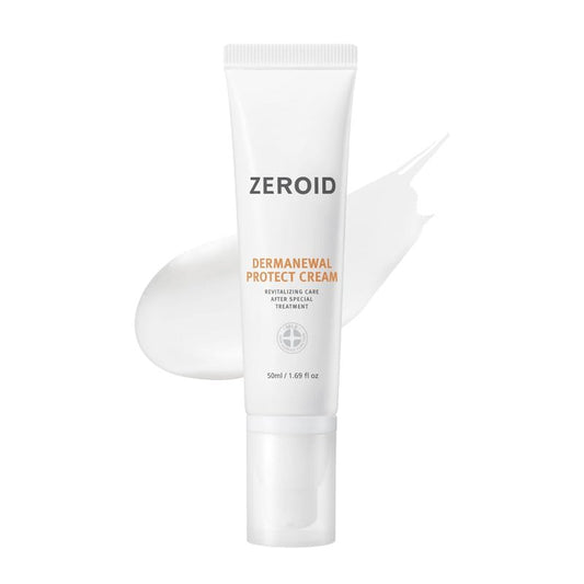 ZEROID | Dermanewal Protect Cream | Revitalizing Care After Special Treatment | Facial Moisturizer & Face Cream for Sensitive Skin | Face Lotion for Dry Skin | Soothing & Hydrating | 1.69 fl oz (50ml)