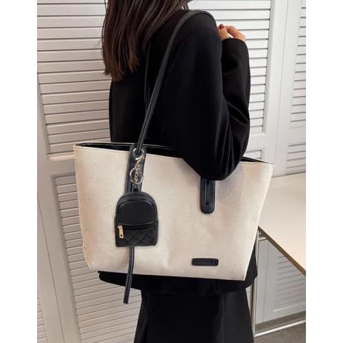 4Pcs Mini Backpack Keychain,Cute Cosmetic Bag for Women Christmas Gifts,PU Leather Makeup Bag Key Pocket Lipstick Bag Card Holder Data Cable Organizer Zipper Pouch (black beige pink gray)