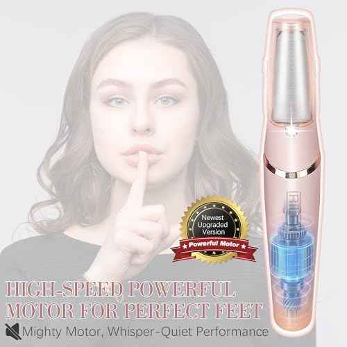 Upgraded Electric Callus Removers for Feet, Electric Foot Callus Remover, Rechargeable Portable Electronic Foot File Pedicure Tools, Professional Pedi Feet Care for Dry/Dead Skin, for Feet & Hands