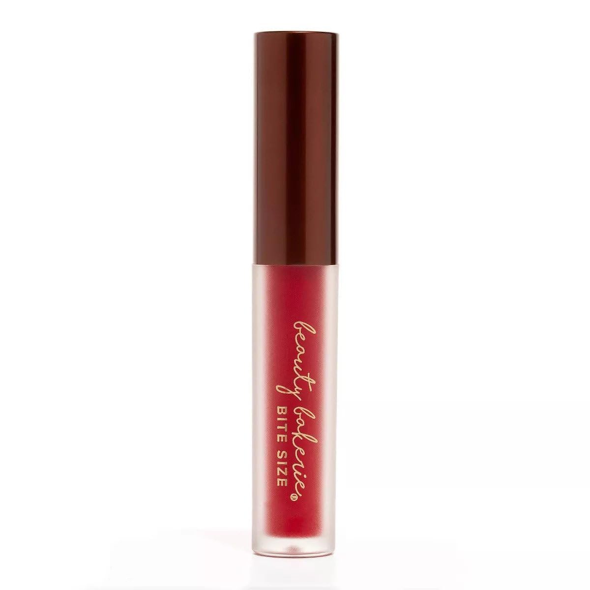 Beauty Bakerie Bitesized Lip Whip Liquid Lipstick for Women, Hydrating Moisturizer Lip Gloss Lip Tint, Long Lasting Waterproof Lip Stain Matte or Metallic, 2.5mL, Brown Suga
