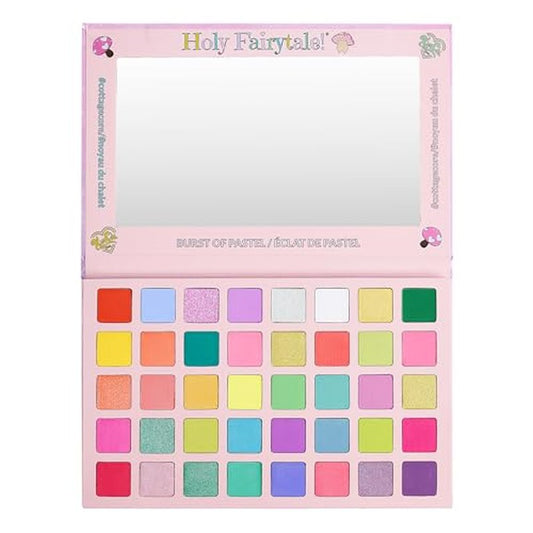 Kimchi Chic Holy Fairytale Palette ? 40 Color Eyeshadow Palette, Highly Pigmented, Blendable, Long Lasting, Cruelty Free Cottagecore 1.26oz