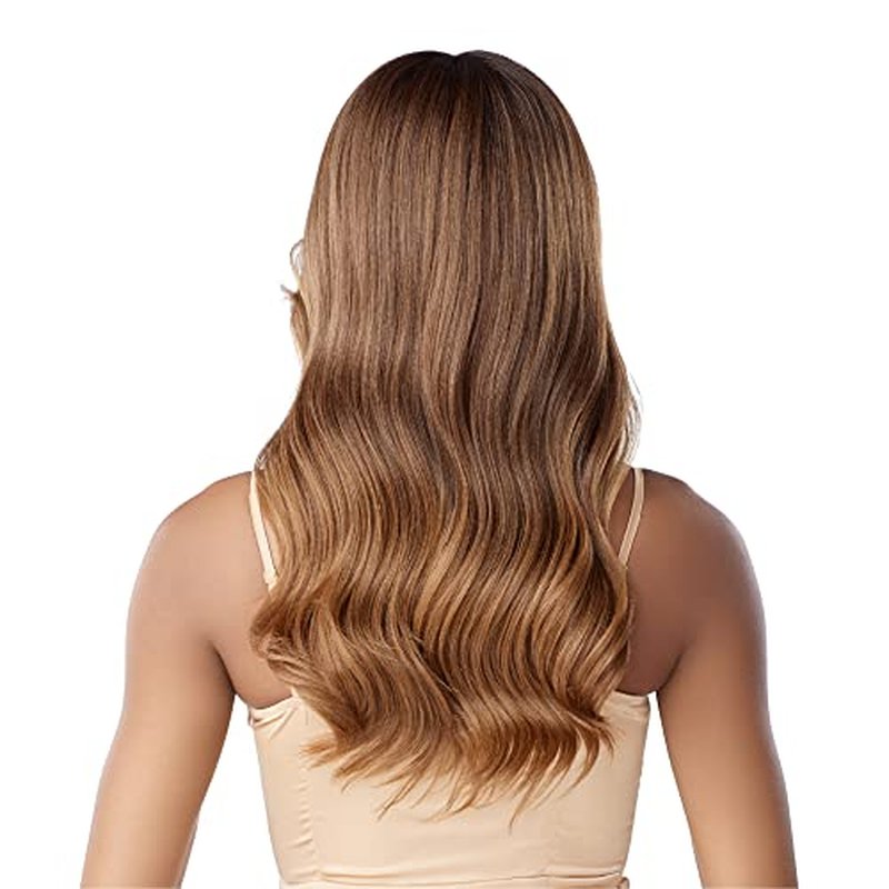Sensationnel Butta Lace Wigs - Unit 30 Extra Wide 5 Inch Deep Parting Synthetic Preplucked Hairline Glueless Lacefront (BALAYAGEGOLD)