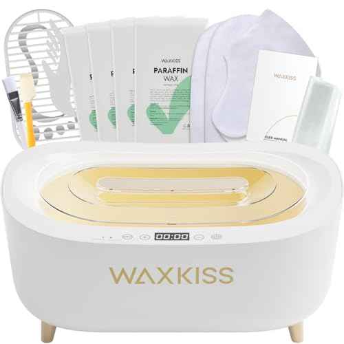 Waxkiss Intelligent Paraffin Wax Machine for Hands & Feet,Paraffin Wax Warmer for Professional Spa (A)