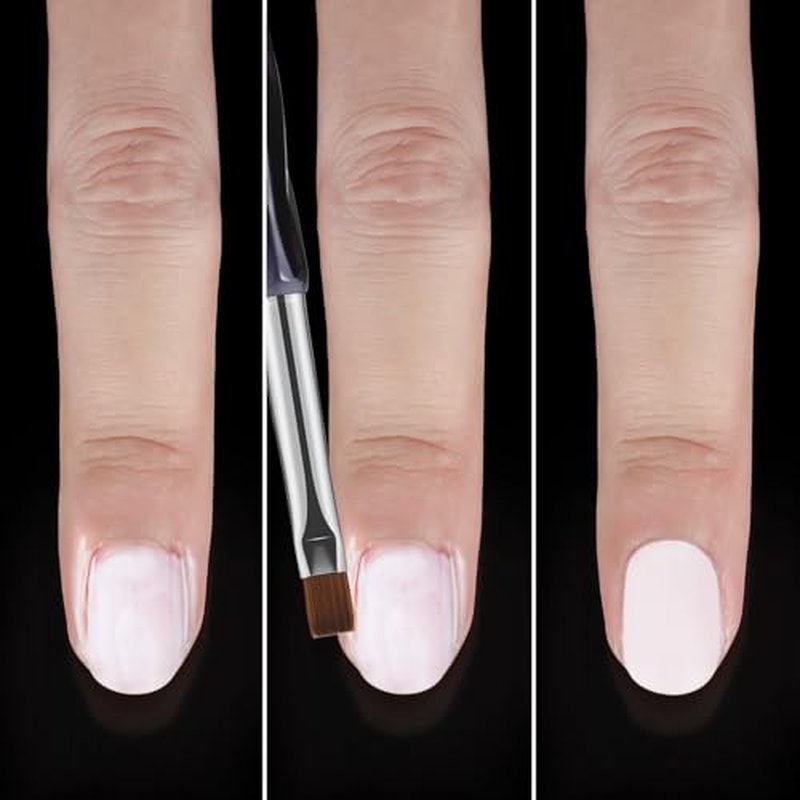 6Pcs Nail Art Brushes Set | Clean Up Brush, Liner, Polish & Extension Gel Brush | Nail Polish Mistake Cleaner for Nail Art DIY, Manicure Tools