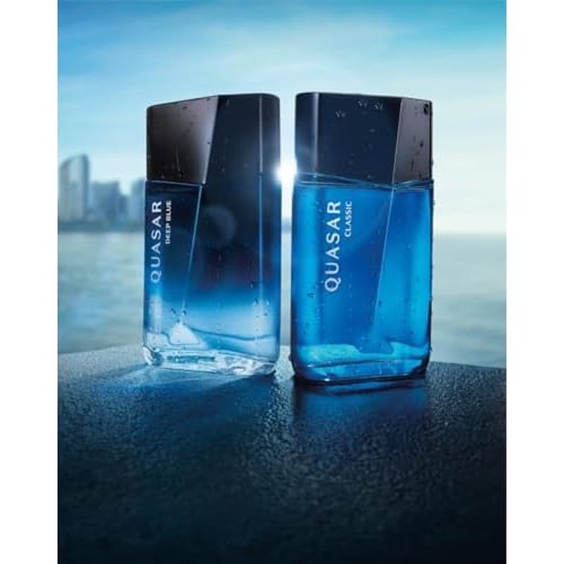 O BOTICARIO Quasar Classic Eau de Toilette, Long Lasting Fragrance Cologne for Men, Citrus, Cardomom & Neroli, 3.4 Ounce