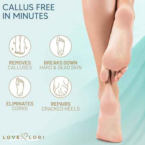 Callus Remover for Feet (Extra Strength) Foot Callus Remover Gel - Feet Scrubber, Pedicure Spa Tools, 6oz