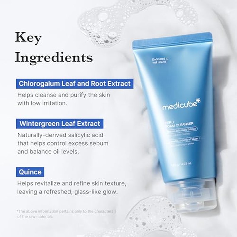 Medicube Home Care Duo - Flawless Skin Set with Zero Pore Blackhead Mud Mask & Foam Cleanser for Sensitive Skin