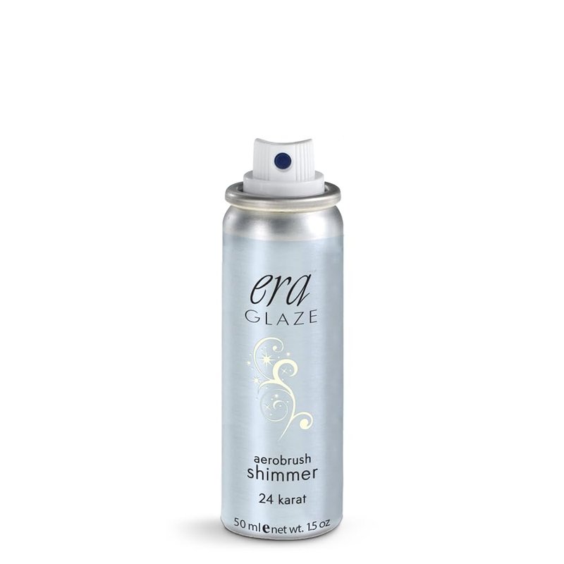 ERA Beauty Glaze Spray Makeup - 24 Karat Shimmer Finish for Professional Airbrush | 1.5 Ounce