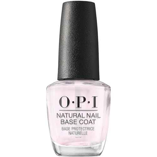 OPI Nail Lacquer Base Coat | Clear Nail Polish Base Coat |Chip Resistant, Protects Nails, Prevents Discoloration