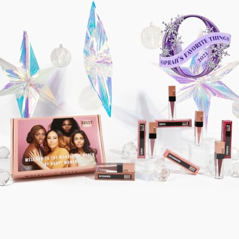 Bossy Cosmetics OPRAH'S FAVORITE THINGS 2023 Power Woman Essentials Liquid Lipstick (LUXE GIFT SET)