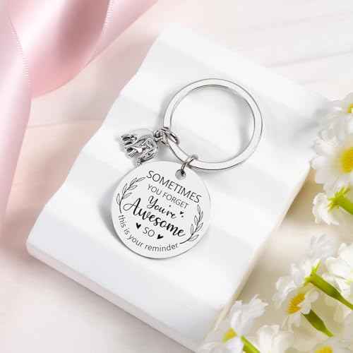 Elephant Gifts for Women - 3Pcs Elephant Lovers Birthday Gifts Set, Cute Cartoon Elephant Makeup Bag Keychain and Healing Bracelets, Christmas Valentines Mother's Day Wedding Gift