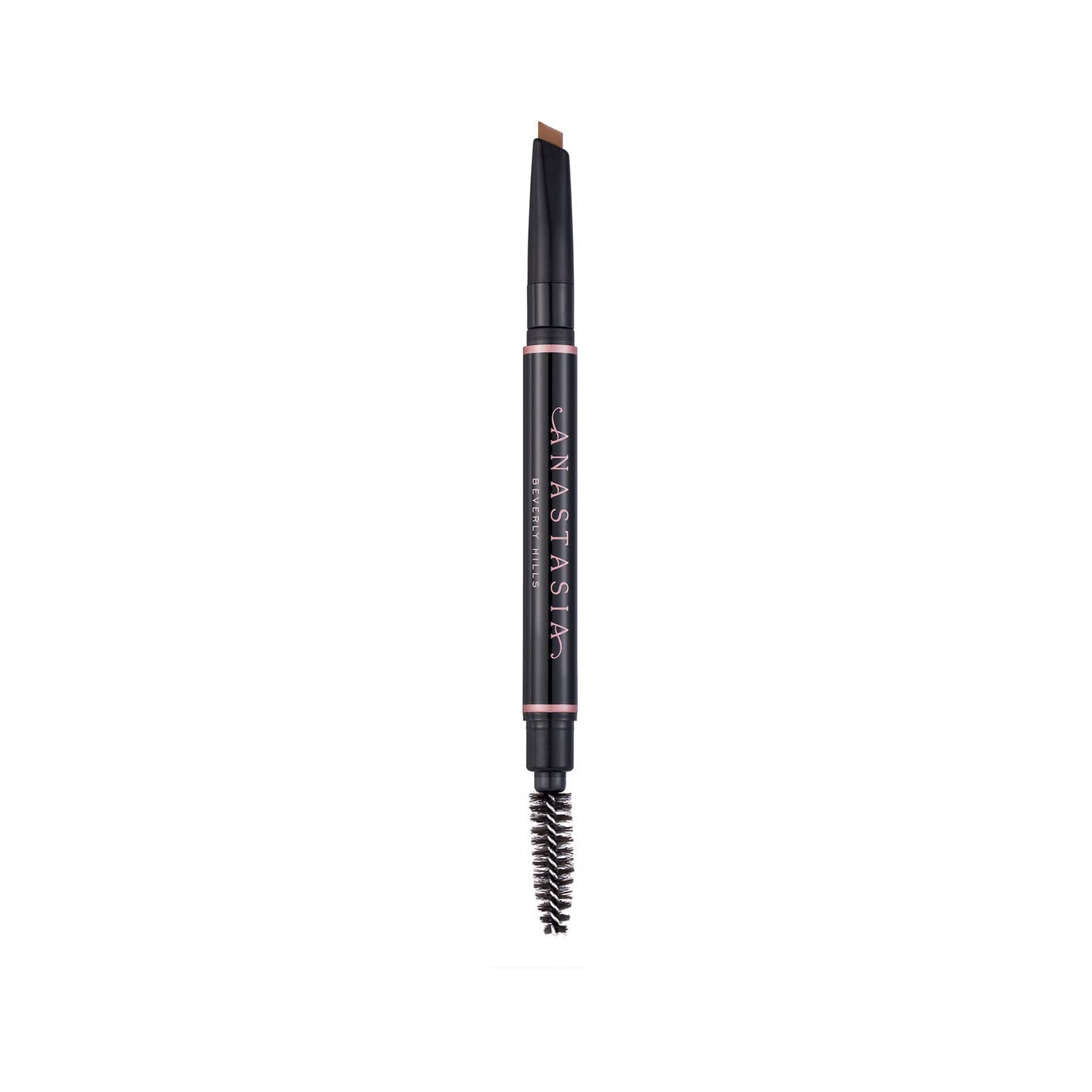 Anastasia Beverly Hills Brow Definer - 3-in-1 Triangular-Tipped Retractable Eyebrow Pencil with Spoolie - Multi-Functional Definer to Fill, Detail & Blend Brows - Strawburn