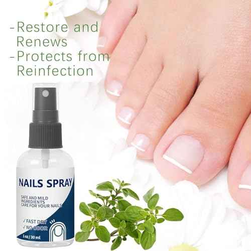 Nails Spray Fast-Drying Nail Care Moisturizer with No Odor Formula for Men & Women, Safe Mild Ingredients, 30ml/1fl oz