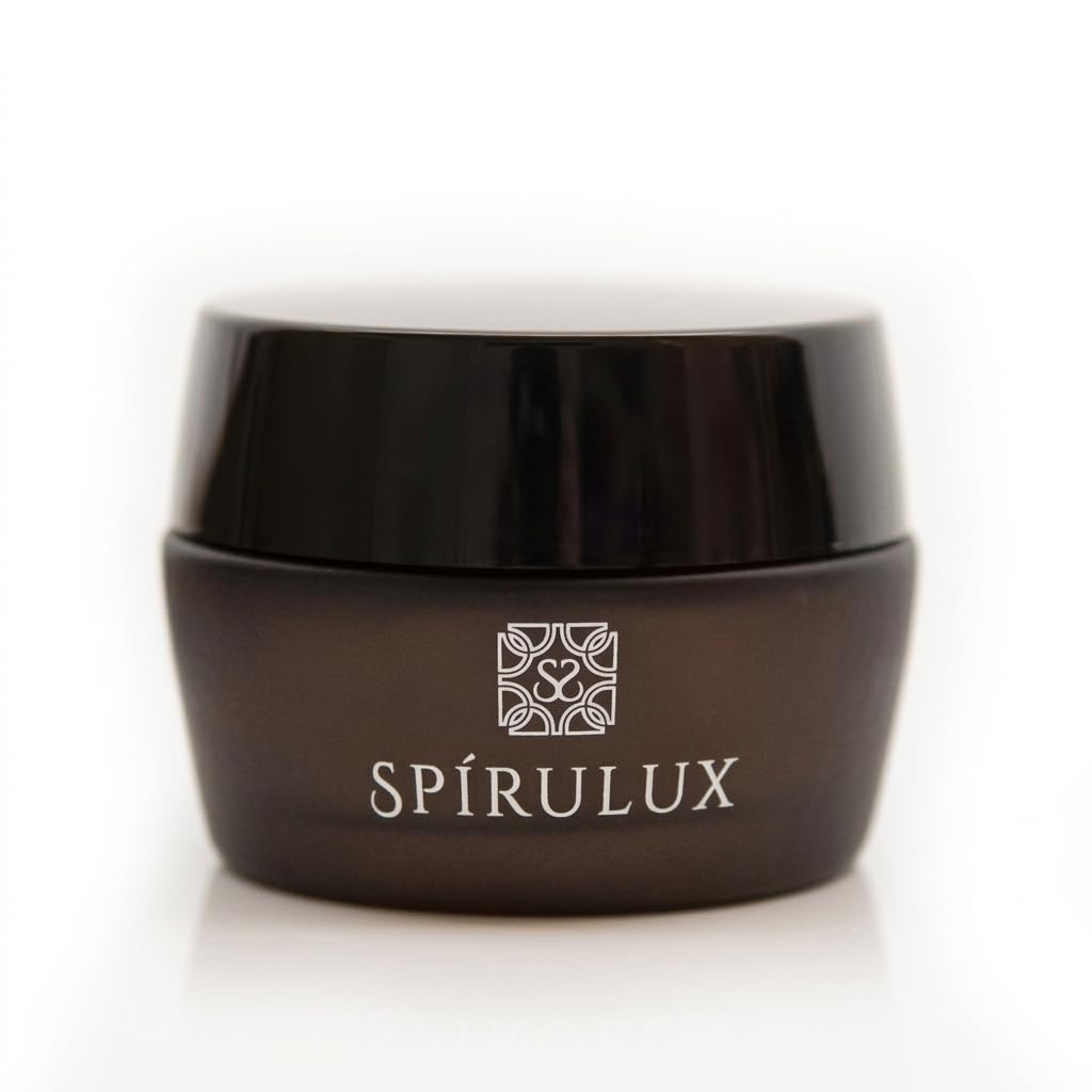 SPÍRULUX Cell Repair Midnight Therapy Cream – Luxury Saffron Anti Aging Night Cream for Mature Skin, Deep Restoring Over Night Face Moisturizer for Wrinkles (2.68 oz)