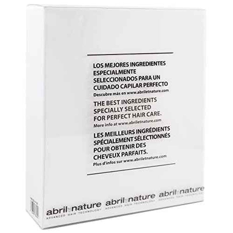 abril et nature - Professional Anti-Frizz Hair Care Set - Hydrates and Maintains Smooth Hair - Shampoo, Conditioner, and Serum Pack for Frizzy Hair - Softer and Shiner Hair - 550 ml/18,59oz