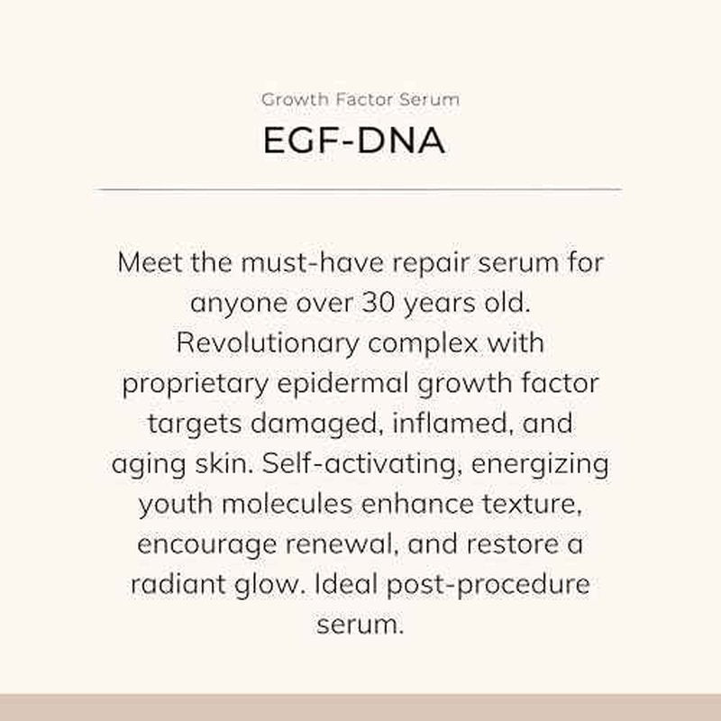 Le Mieux EGF-DNA Serum - Epidermal Growth Factor Serum for Face with Hyaluronic Acid for Post-Procedure & Aging Skin (1 oz / 30 ml)