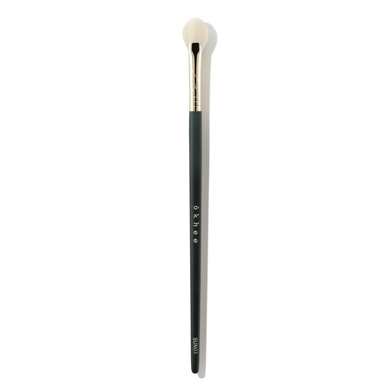 Okhee Nose Shading Fan Brush - Precise Contouring Tool for Nose & Details | Designed by K-Pop Artist Seo Ok
