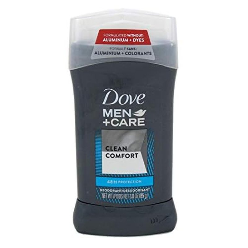 Dove Deodorant 3 Ounce Mens Clean Comfort 1/4 Moisturizer (88ml) (6 Pack)