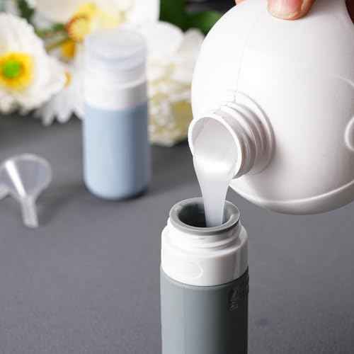 18 Pcs Silicone Bottles Set, Leak-Proof Design, Travel Size, TSA Approved for Toiletries, Portable Containers and Best Gifts for Women