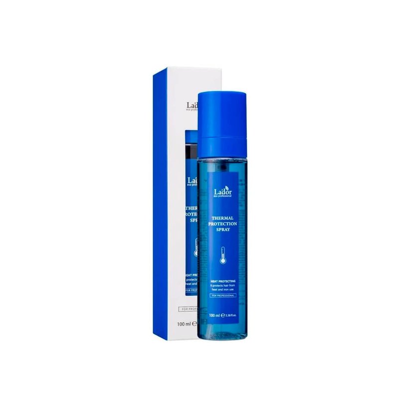 LA'DOR Thermal Protection Spray Hair Heat and Iron Use Protectant Spray Leave-In Mist Treatment 3.38 Fl Oz Instant Shine Volume Frizzy Damaged Hair Protein Amino Acids No Stickiness