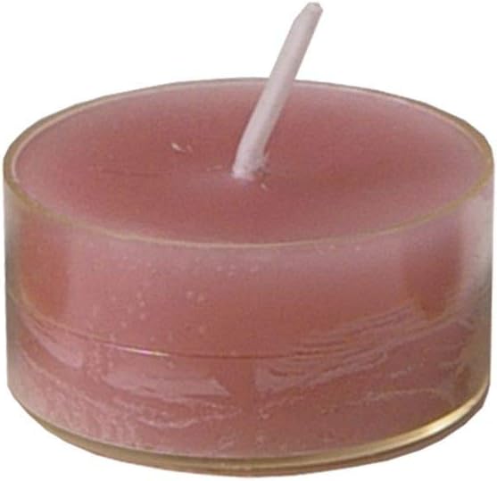 Morning Breeze Scented Tealights - Spaas 24 Clear Cup Candles, 4.5 Hour Burn Time