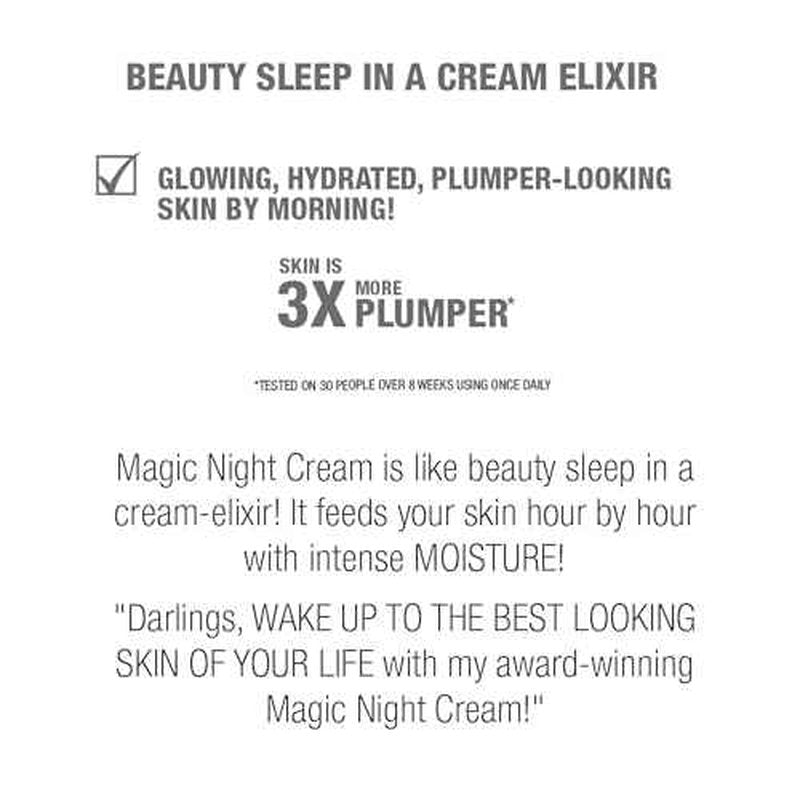 Charlotte Tilbury Magic Night Cream - Firming & Plumping Face Moisturizer - Infused with Time-Released Retinol to Help Reduce the Appearance of Wrinkles & Sagging Skin Overnight