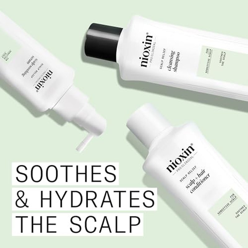 NIOXIN Scalp Relief Scalp Soothing Serum | Leave-in Treatment for Sensitive Scalp| Made with Aloe Vera and Vitamin E | 3.3 Fl Oz