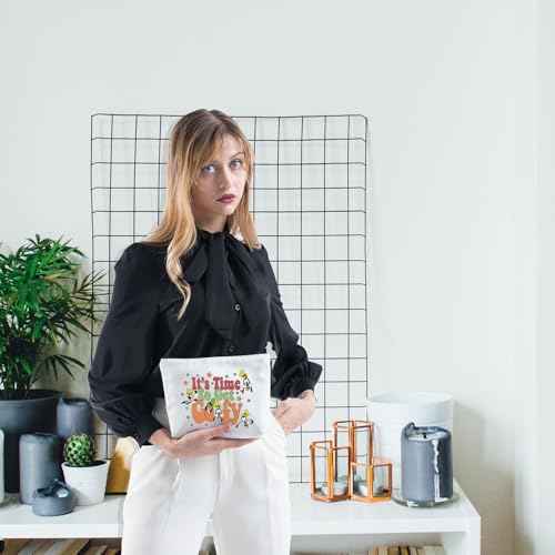 FOTAP Cartoons Dog Gift It's Time To Get G Makeup Bag Dog Cartoon Fan Cosmetic Bag Merchandise Cartoon Movies Gift (Get Goo)