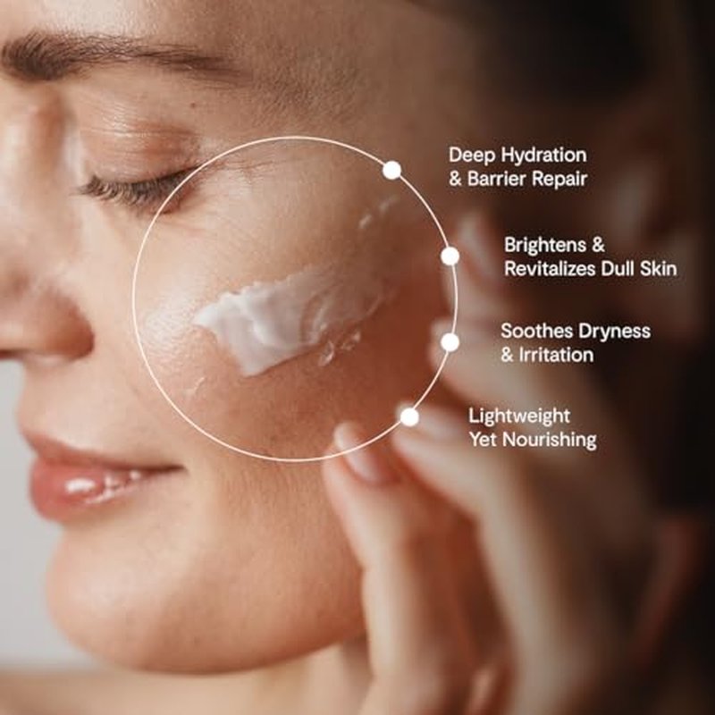 Blossom Essentials Hydration Recovery Face Cream - Soothing and Nourishing Moisturizer for Deep Hydration, Small-Batch Luxury Skincare, for All Skin Types