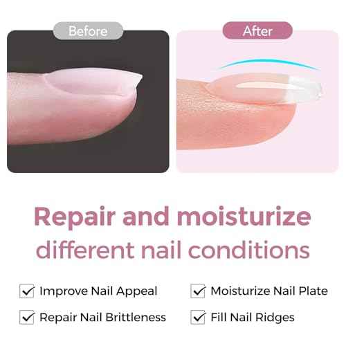 CANNI Nail Strengthening Reinforce Gel ? Repair Hardener Polish for Weak, Damaged Nails, Clear Soak-Off, Long-Lasting DIY Nail Art for Women