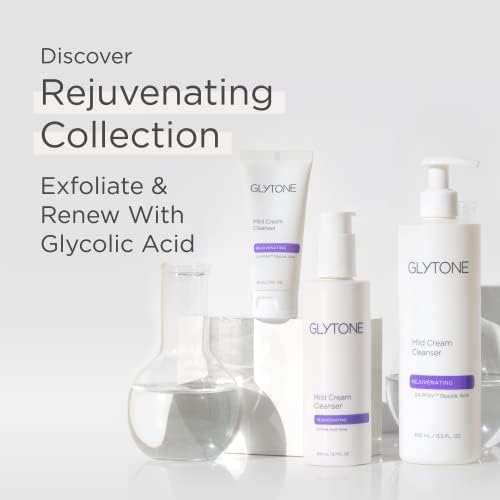 Glytone Mild Gel Cleanser - Exfoliating Face Wash with 4.7% Glycolic Acid - Vegan & Fragrance-Free | 6.7 fl. oz.