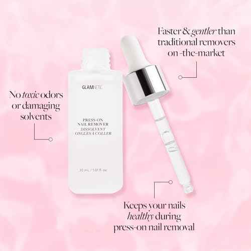 Glamnetic Press On Nail Remover | Odorless, No Acetone, Gentle Press-On Nail Remover Serum for Fake Nails | 30 ml/1.01 fl. oz.
