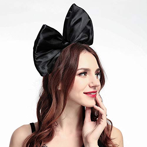 Christmas Birthday Gifts Party Favors Decoration Bow Headband Bowknot Headbands for Women Girls Large Big Bows Hairband