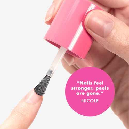 Olive & June Advanced Nail Strengthener | Powerful Treatment for Stronger, Longer Nails | Helps Prevent Chipping & Breaking | Can Be Worn Alone or Under Polish | Vegan & Cruelty-Free | 0.45 fl oz