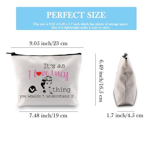 GJTIM TV Show Inspired Gift It¡¯s A Thing You Wouldn¡¯t Understand It Zipper Pouch Makeup Bag for Fans (L thing bag)