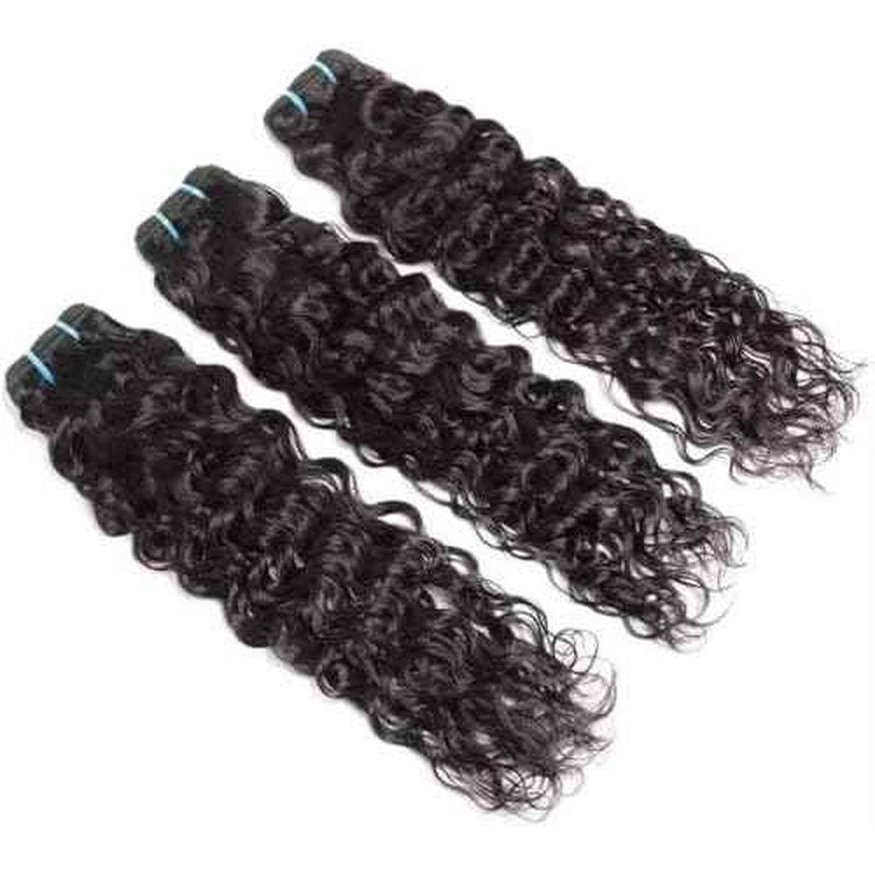 Zealady Water Wave Bundles Human Hair 12A Brazilian Curly Wavy Human Hair Bundles Weave 100% Unprocessed Virgin 3 Bundles 18 20 22