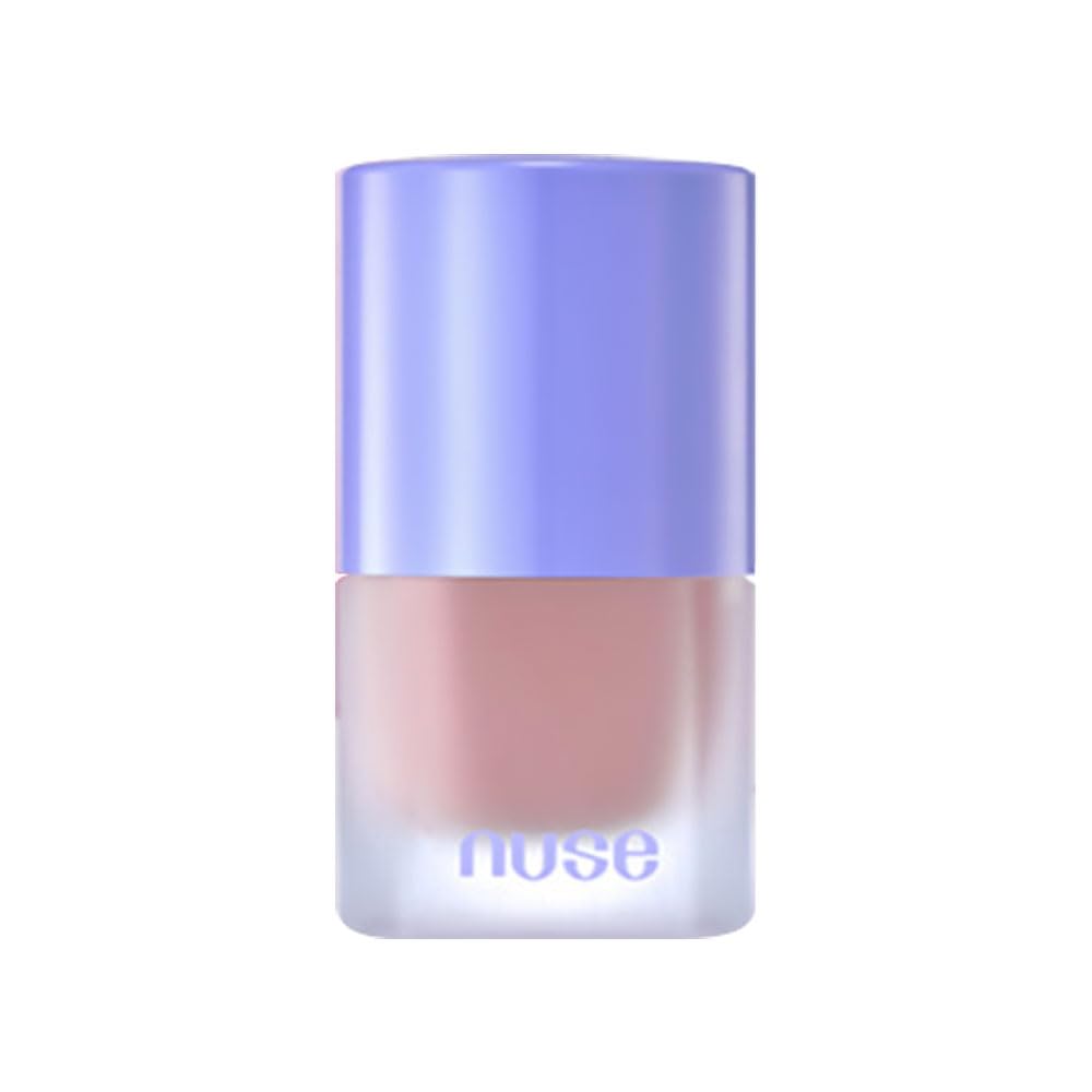 nuse Liquid Care Cheek - Liquid Blush for Cheeks | Soft Color, Glowy Finish, Buildable & Watercolor Effect Blush for Natural Look | Vegan Makeup (05 Veil Bay, 0.54 Fl Oz)