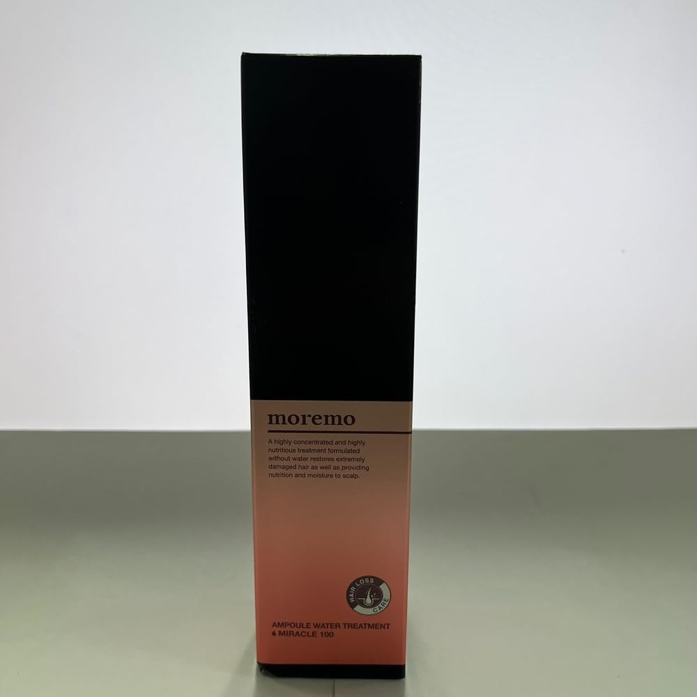 MOREMO: Ampoule Water Treatment Miracle 100, 200ml: from damaged to hair loss, High-nutritive ampoule, 100 seconds deep care