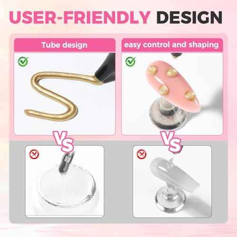 UNA GELLA Metallic 3D Gel Nail Art Bronze Gold 15g No Wipe Sculpting Chrome Gel Nail Polish for Drawing, Molding, Charms and Gems Decoration Lamp Curing Needed