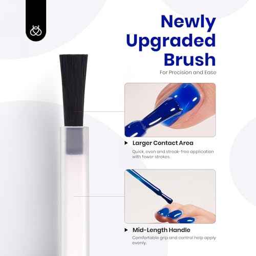 Beetles Blue Gel Nail Polish 15ml Navy Blue Color Noble Night Nail Polish Soak Off Uv LED Nail Lamp Gel Polish Manicure Salon DIY Home Paulina Lapis Colorful Bottle