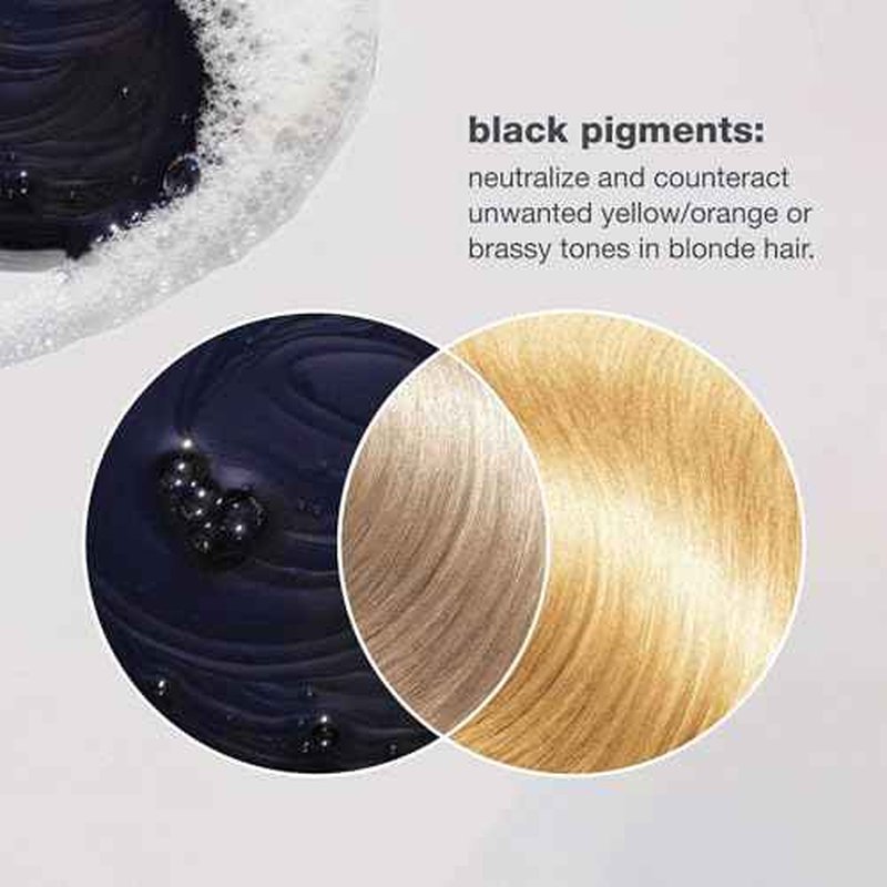 milk_shake icy blond conditioner | award winning toning conditioner with black pigment to neutralize yellow and brass in platinum blonde hair | hydrates and brightens cool tones