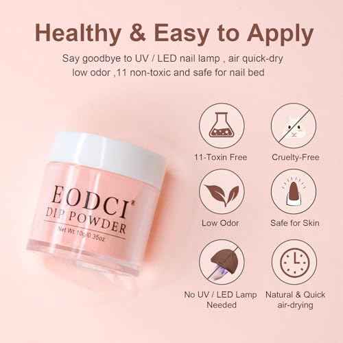 Dip Powder Nail Kit Starter, 30 Colors Dip Nails Skin Nude Brown Glitter, Dark Color Acrylic Dipping Powder Liquid Set with Base/Top Coat Activator Brush Saver for Manicure DIY Gift