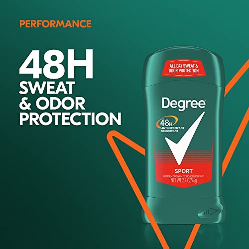 Degree Men Protection Antiperspirant Deodorant, Sport 2.7 oz (Pack of 12)
