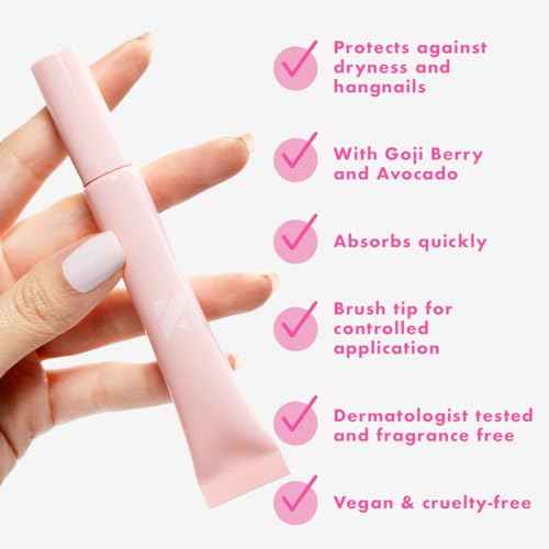 Olive & June Cuticle Oil | Hydrating Formula with Goji Berry & Avocado Oil | Fast-Absorbing, Moisturizing & Fragrance-Free | Brush Tip Applicator | Vegan & Cruelty-Free | Dermatologist Tested