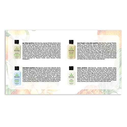 Hempz Everyday Favorities, 4-Piece Mini Lotion Gift Set, 2.25 oz