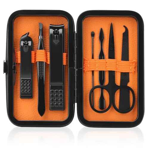 Manicure Set Men Nail Clipper Set Personal Care Nail Grooming Kits Travel Nail Care Set Manicure Tools Fenlebeneil Nail Clippers Pedicure Kit Basic Nail Care Tools Gift for Men Women
