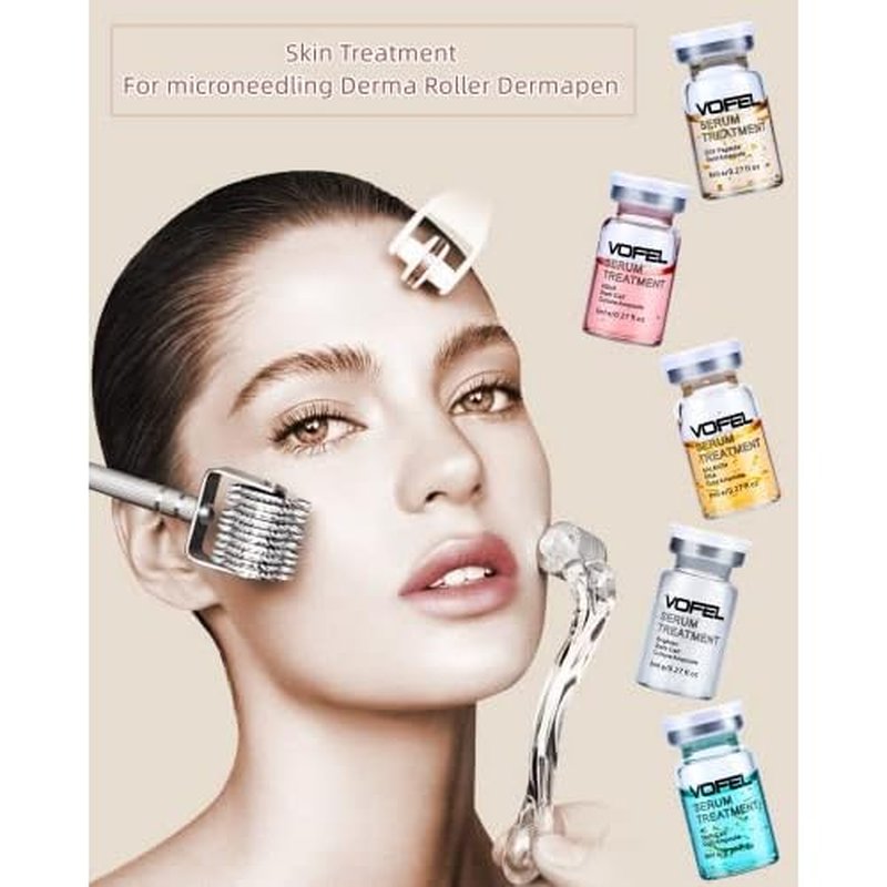 BB Glow Starter Kit BB Glow Serum for Microneedling Serum Ampoule Skin Treatment Kit 0.27oz 12 Vials