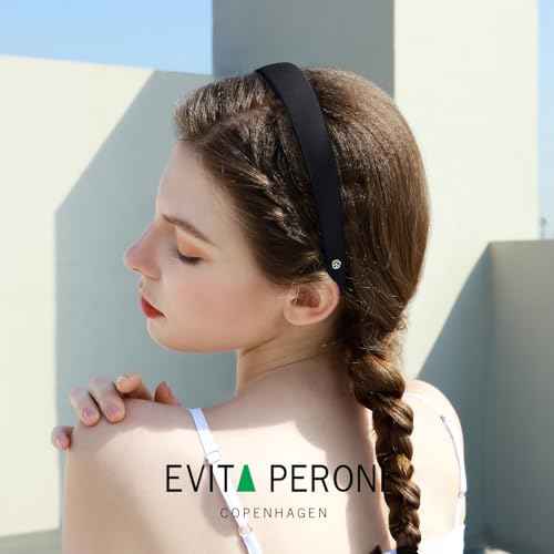EVITA PERONI Mulberry Silk Wide Headband for Women Hair Band Christmas Birthday Gifts for Women